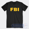 Cheap FBI Logo Tees