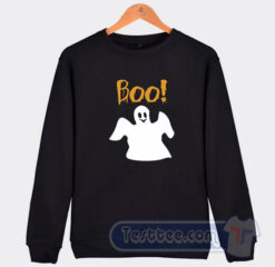 Cheap Boo Ghost Halloween Sweatshirt