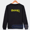 Cheap Chad Ouch Yellow Sweatshirt
