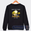 Cheap Charlie Brown and Snoopy Whisper Words Of Wisdom Let It be Sweatshirt