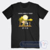 Cheap Charlie Brown and Snoopy Whisper Words Of Wisdom Let It be Tees