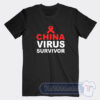 Cheap China Virus Survivor Tees