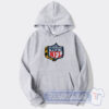 Cheap 4Hunnid NFL Logo Parody Hoodie
