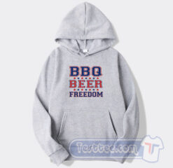 Cheap BBQ Beer Freedom Hoodie