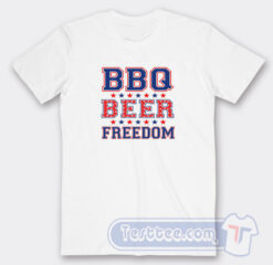 Cheap BBQ Beer Freedom Tees