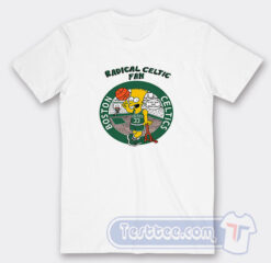 Cheap Bart Simpson Radical Boston Celtics Tees