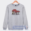 Cheap Cute Mushroom Sweatshirt