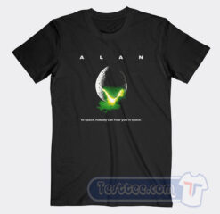 Cheap ALAN In Space Nobody Can Hear You In Space Tees