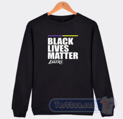 Cheap Black Lives Matter Los Angeles Lakers Sweatshirt