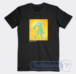 Cheap Bold and Brash Painting Squidward Tentacles Tees