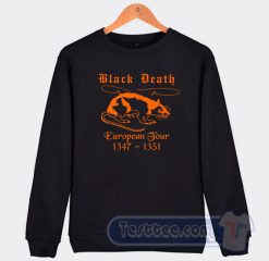 Cheap Black Death European Tour Sweatshirt