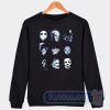 Cheap Michael Myers Freddy Krueger Jason Vorhees Halloween Characters Sweatshirt