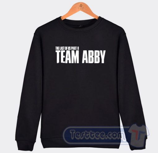 Cheap The Last of Us Part II Team Abby Sweatshirt