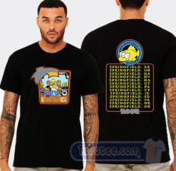 Cheap The Simpsons Featuring Phish Springfield Tour Tees