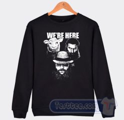 Cheap We’re Here The Wyatt Family Sheep Sweatshirt