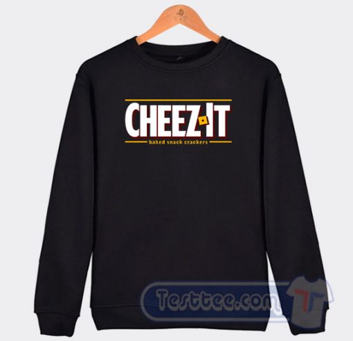 Cheap Cheez It Baked Snack Logo Sweatshirt
