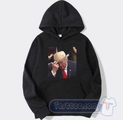 Cheap Donald Trump Appears to Give Middle Finger Hoodie