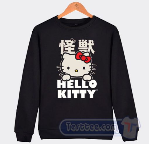Cheap Hello Kitty Kaiju Sweatshirt