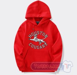 Cheap Houston Leaping Cougar Hoodie