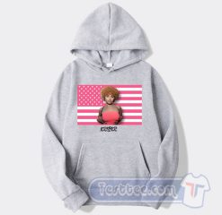 Cheap Ice Spice Pink Flag Hoodie