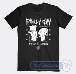 Cheap Metal Family Guy Brian And Stewie Tees