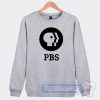 Cheap PBS Public Broadcasting Logo Sweatshirt