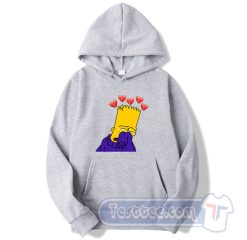 Cheap Bart Simpson Sad Hoodie