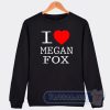 Cheap I Heart Megan Fox Sweatshirt