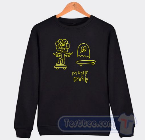 Cheap Mostly Ghostly Sweatshirt