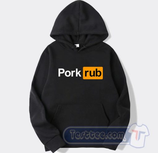 Cheap Pork Rub Pornhub Logo Parody Hoodie