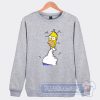 Cheap Homer Simpson Backs Into The Bushes Sweatshirt