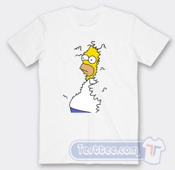 Cheap Homer Simpson Backs Into The Bushes Tees