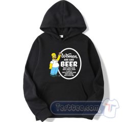 Cheap Homer Simpson Women Are Like Beer Hoodie
