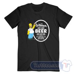 Cheap Homer Simpson Women Are Like Beer Tees