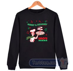 Cheap Imo's Pizza Merry and Squarey 1964 Sweatshirt