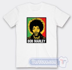 Cheap Jimi Hendrix Bob Marley Tees