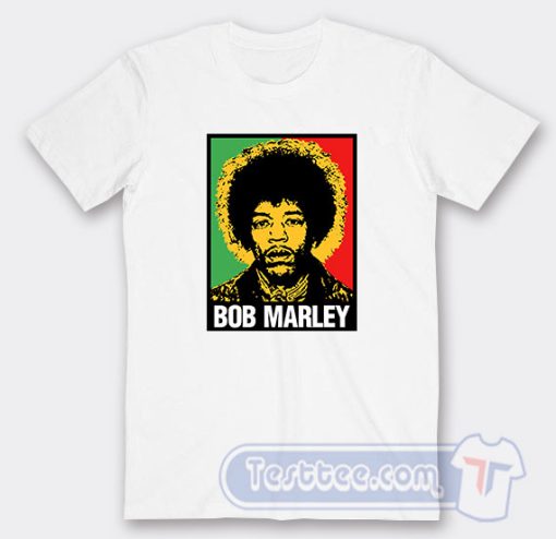 Cheap Jimi Hendrix Bob Marley Tees
