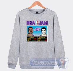 Cheap NBA Jam Jazz Malone and Stockton Sweatshirt