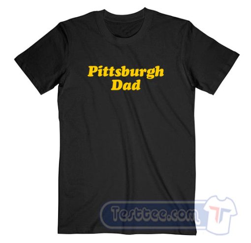Cheap Pittsburgh Dad Logo Tees