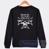 Cheap Danzig Iron Cross Skull 1988 Sweatshirt