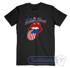 Cheap Harry Styles Rolling Stones American Flag Tees