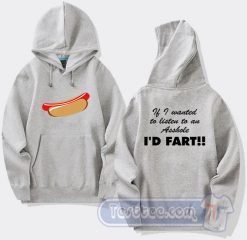 Cheap House Of 1000 Corpses Hot Dog I'd Fart Hoodie