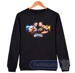 Cheap John Cena The Rock Once in a Lfetime Sweatshirt