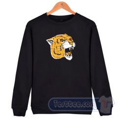 Cheap Johnny Lawrence Cobra Kai Angry Tiger Bite Sweatshirt