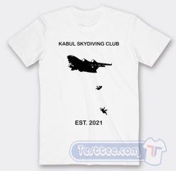 Cheap Kabul Skydiving Club Tees