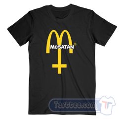 Cheap Mc Satan McDonald Parody Tees