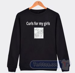 Cheap Michael Jackson Curls For My Girls Sweatshirt