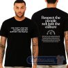 Cheap Respect The People Not Just The Culture Tees