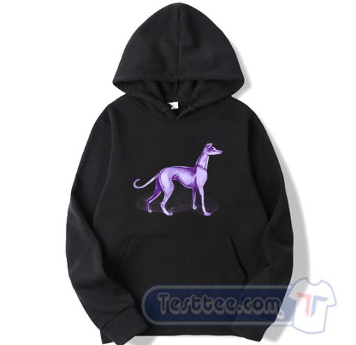 Cheap Sam Winchester Purple Dog Hoodie