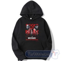 Cheap The Rock vs Roman Reigns Battle For The Bloodline Hoodie